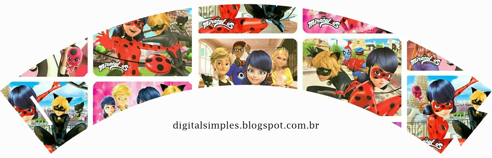 Miraculous Ladybug: Free Printable Cupcake Toppers And Wrappers pertaining to Free Printable Miraculous Ladybug Cupcake Toppers Printable