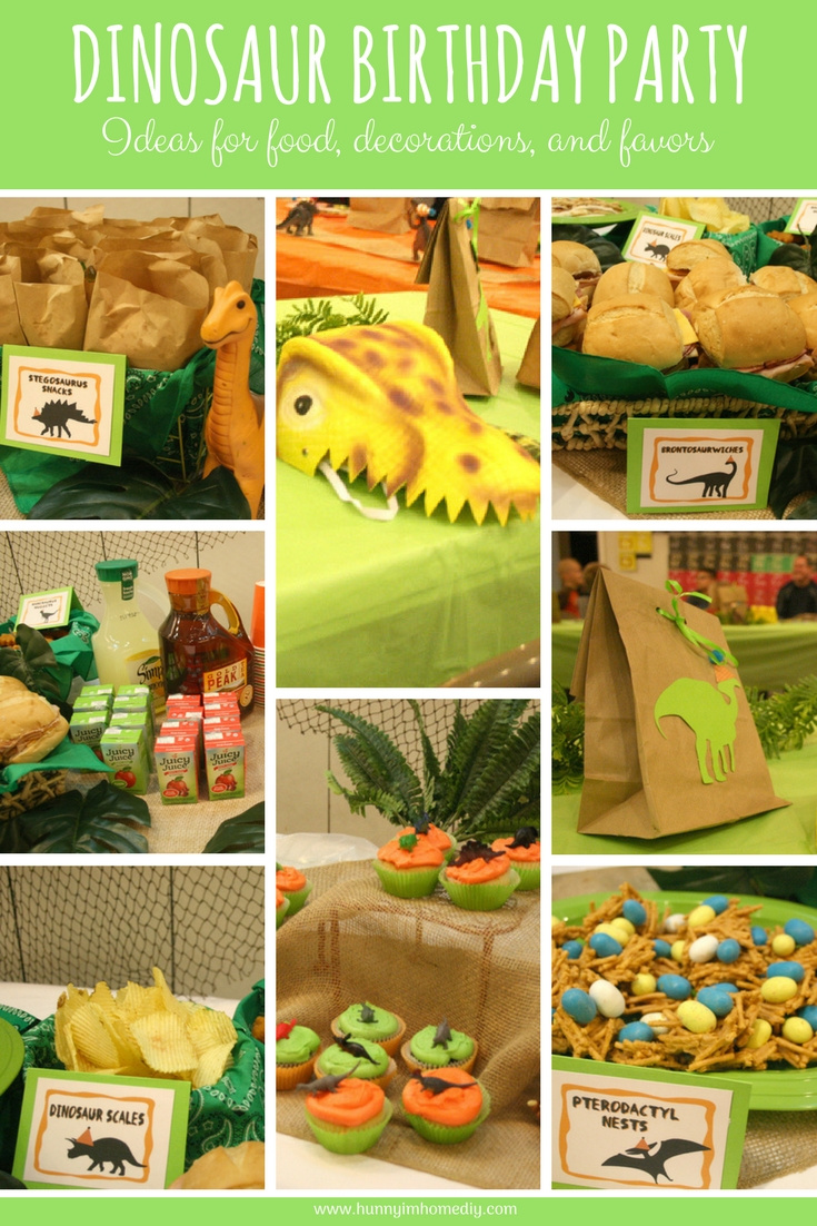 My Dinosaur Birthday Party (And A Freebie!) | pertaining to Free Printable Dinosaur Party Food Labels