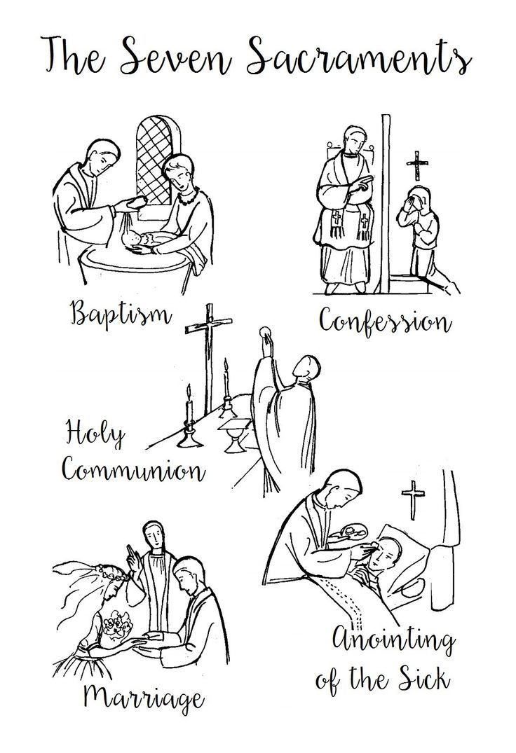 My Gift To The Ccd Students: A Coloring Book throughout Free Printable Seven Sacraments Coloring Pages