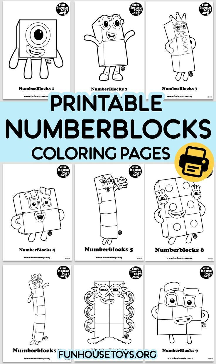 Numberblocks Printables pertaining to Numberblocks Printables Free