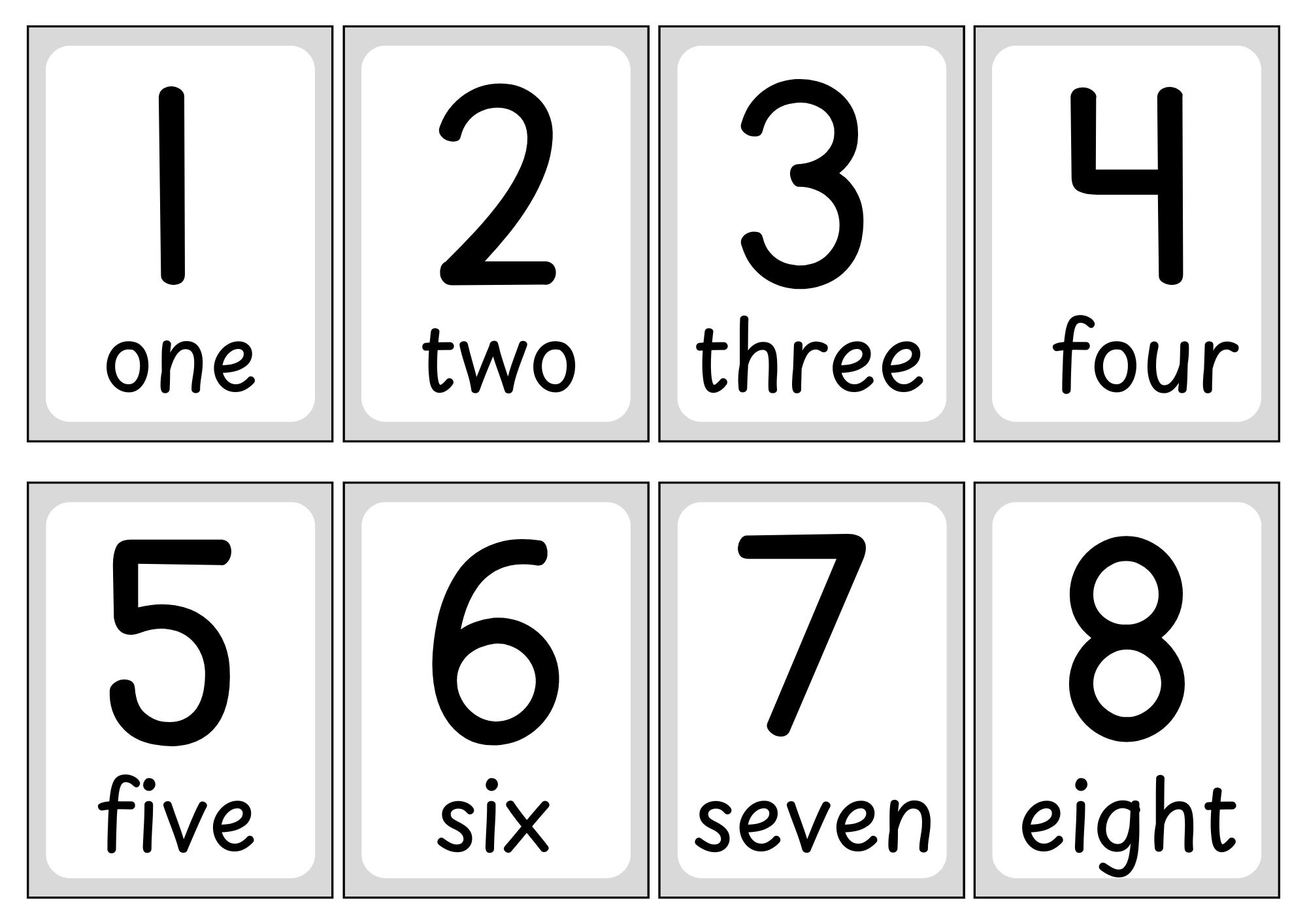 Numbers Flashcards (Numbers 1-100) - Free Printables - Teach Prints with regard to Number Cards Printable Free