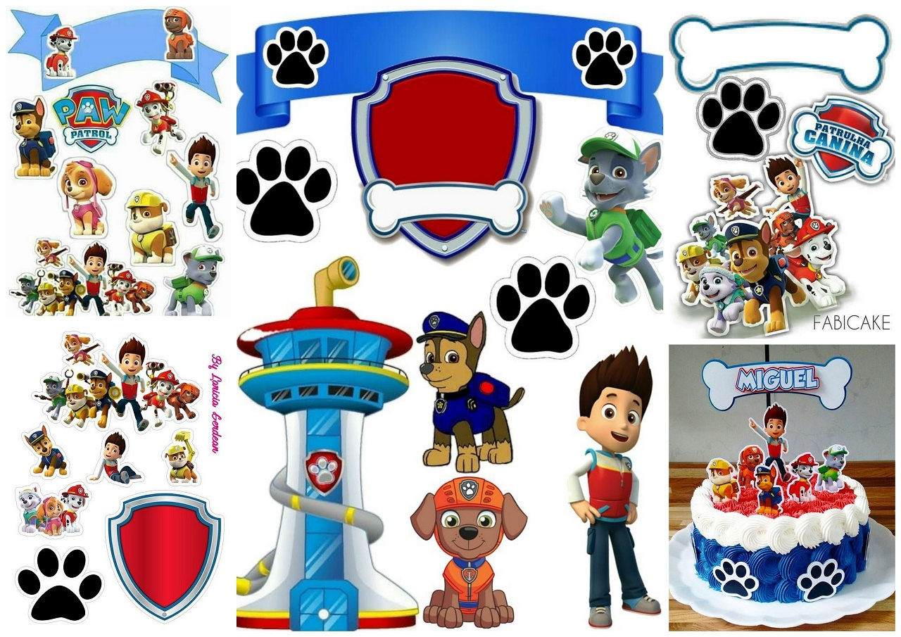 Paw Patrol Birthday Party: Free Printable Cake Toppers. - Oh My regarding Paw Patrol Free Printables Birthday