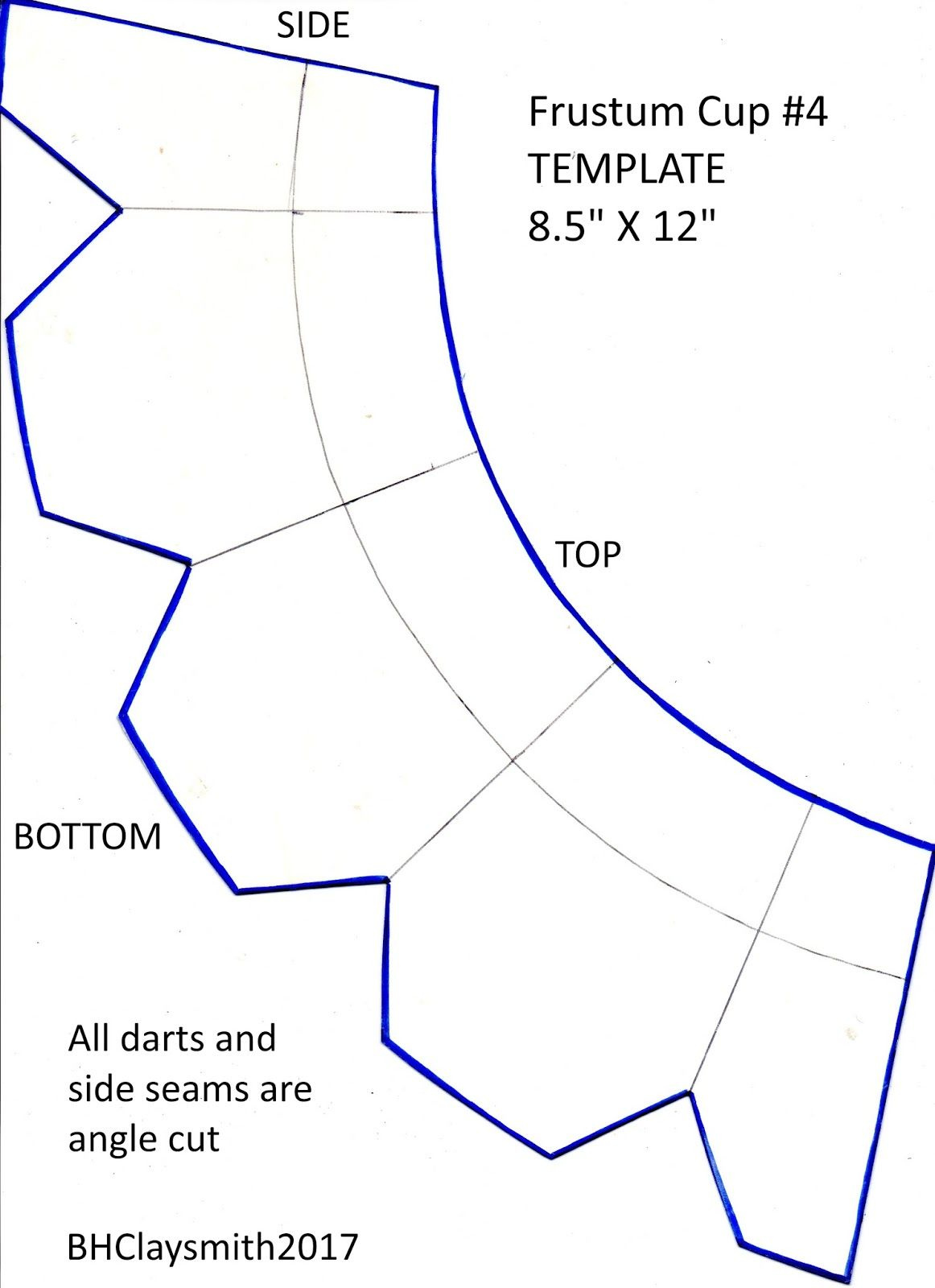 Pin Page in Free Printable Slab Pottery Templates