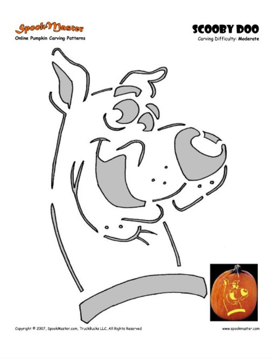 Pin Page within Free Printable Scooby Doo Pumpkin Carving Template