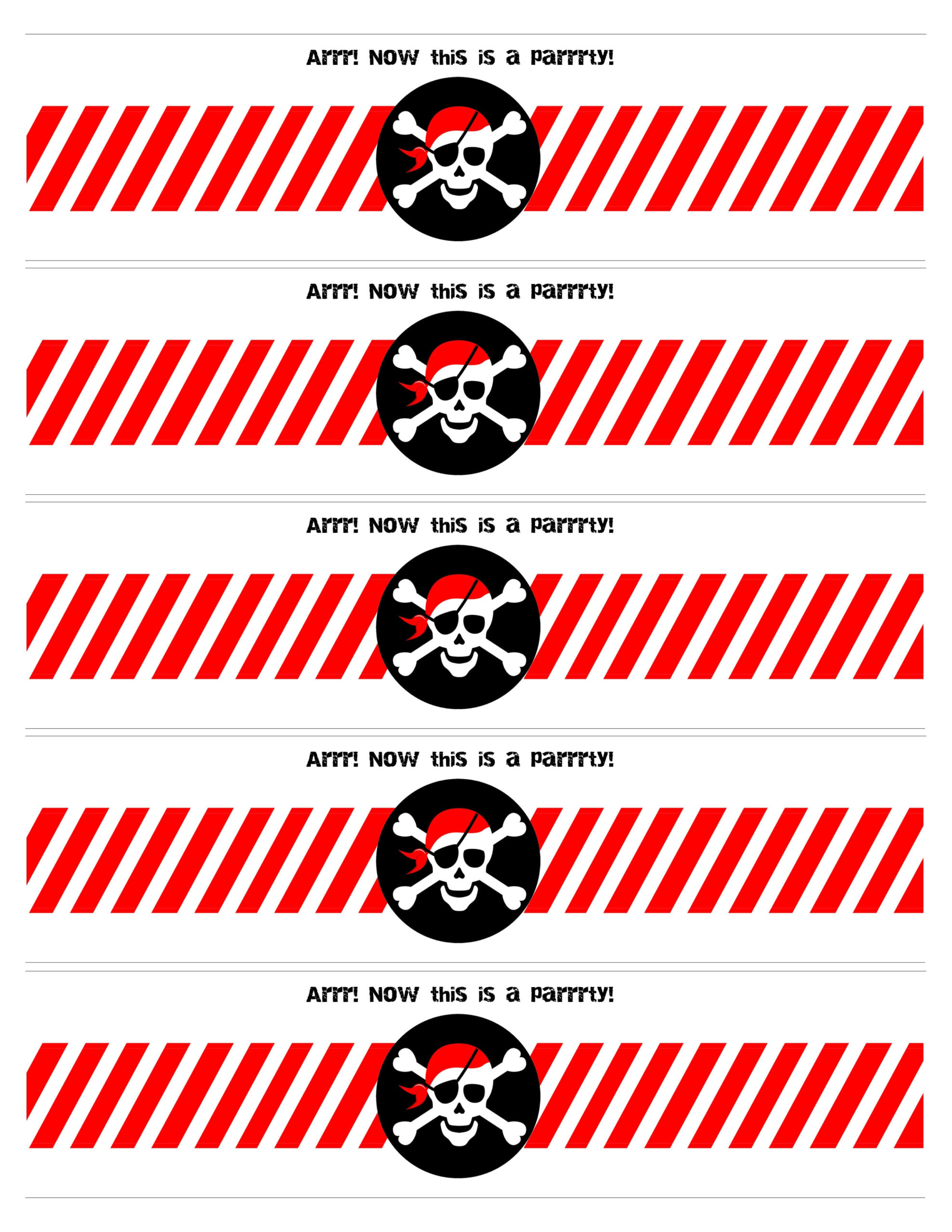 Pirate Birthday Party With Free Printables - How To Nest For Less™ in Pirate Party Free Printables