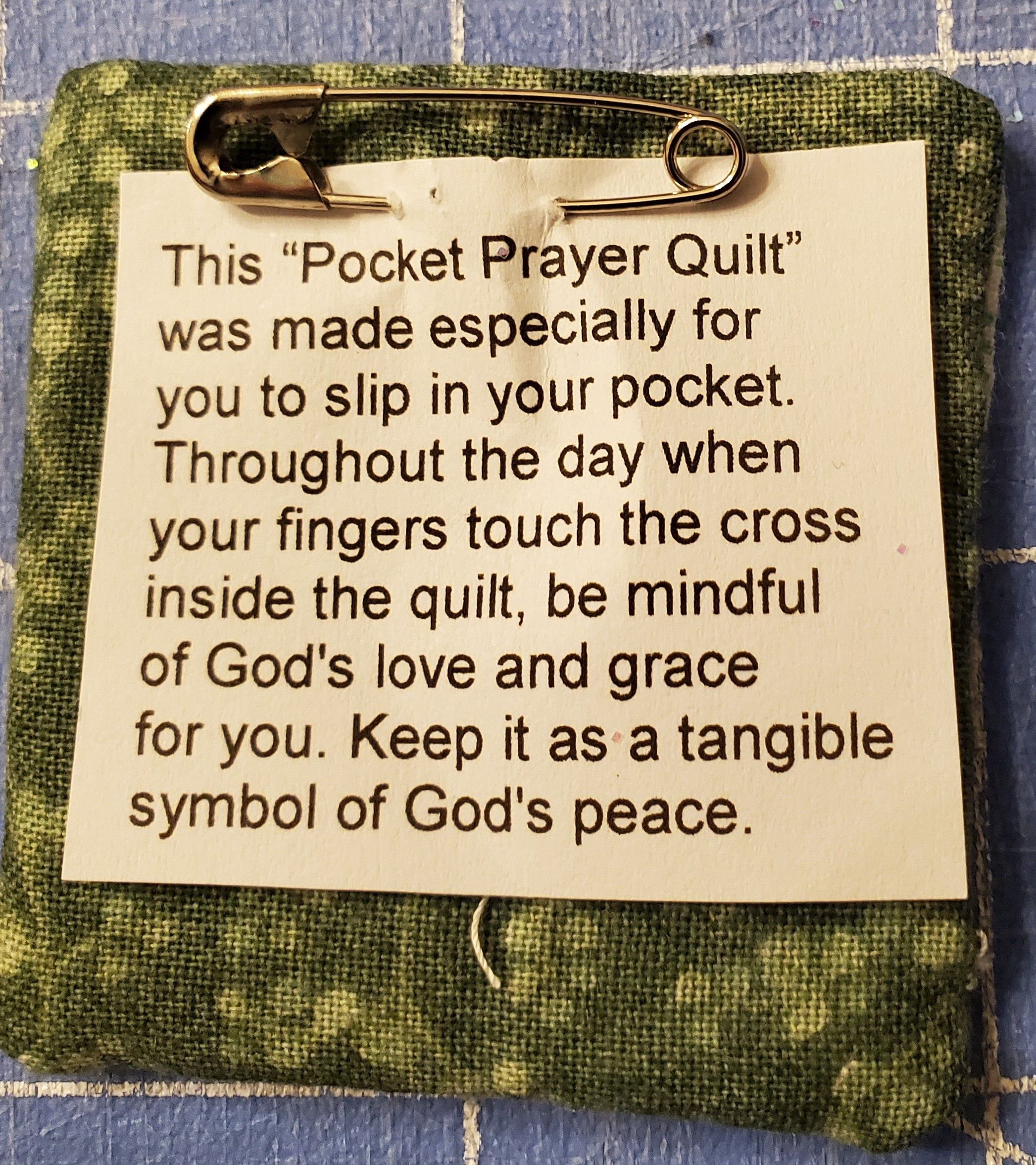 Pocket Prayer Quilt Back within Free Pocket Prayer Quilt Poem Printable