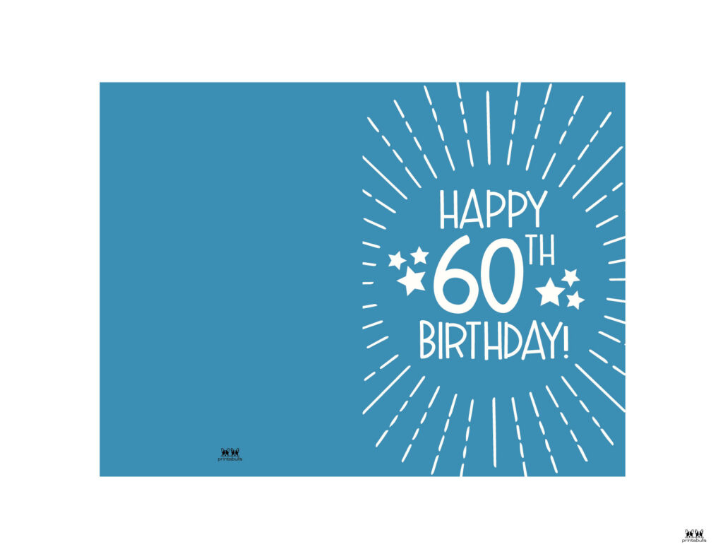 Printable Birthday Cards - 110 Free Birthday Cards | Printabulls within Free 60Th Birthday Printables