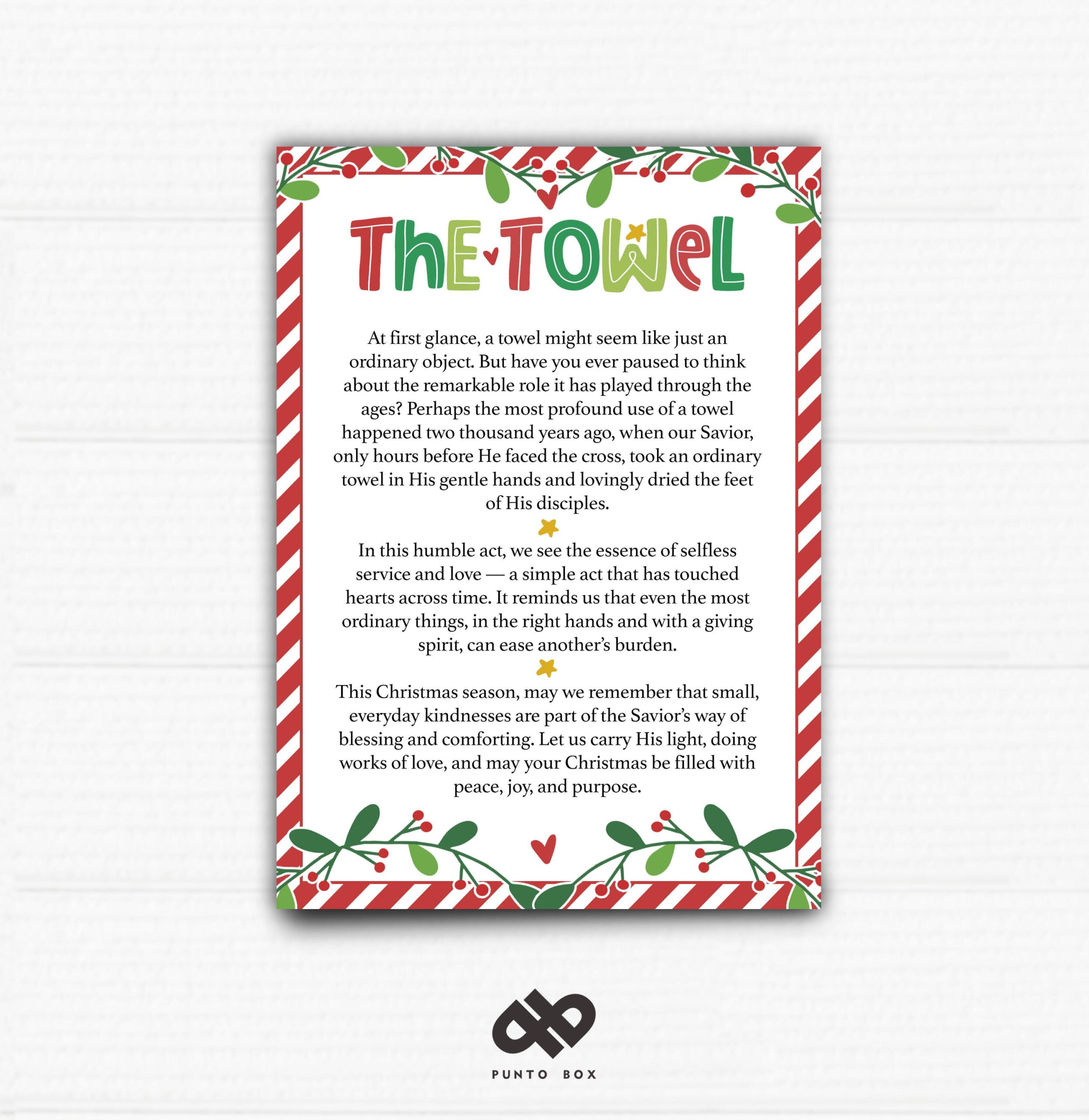 Printable Christmas Tags. Christmas Towel Poem. Religious Tags pertaining to Christmas Towel Poem Free Printable