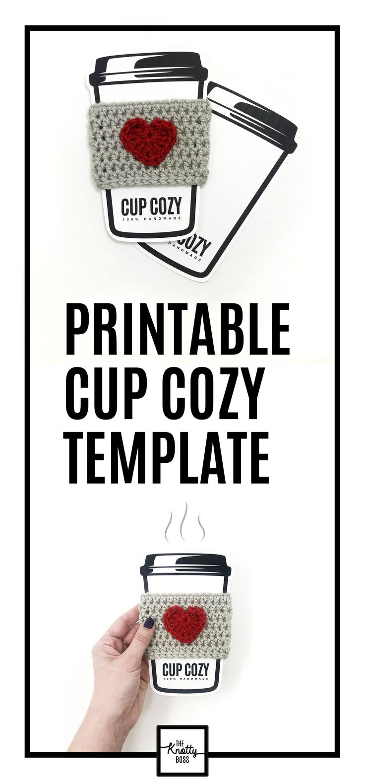 Printable Cup Cozy Template. Diy Cozy Display And Packaging for Free Printable Coffee Cup Cozy Template