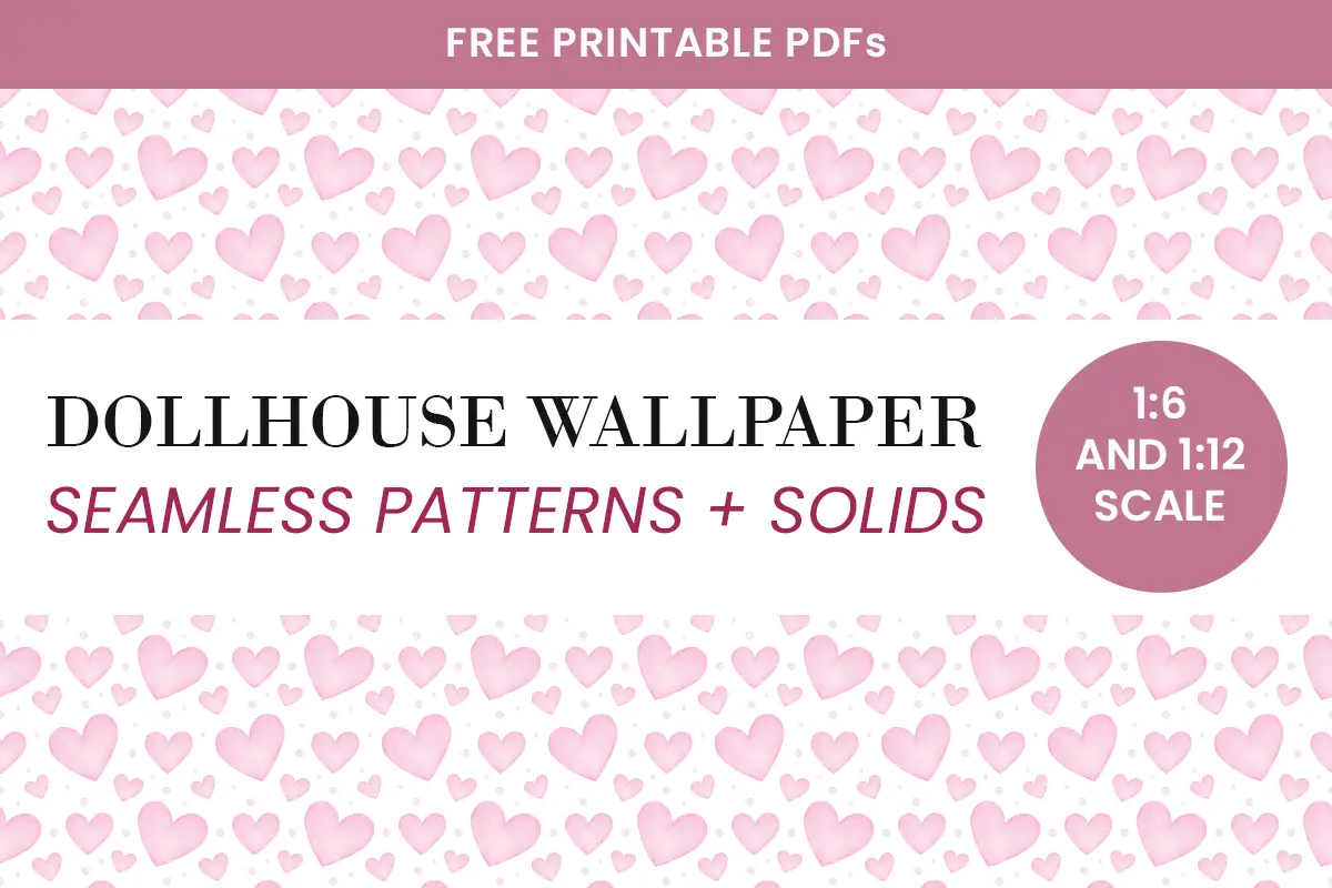 Printable Dollhouse Wallpaper - Free Downloads - Suni Doll throughout Modern Free Printable Dollhouse Wallpaper