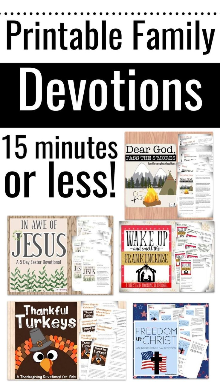 Printable Family Devotions regarding Free Printable Family Devotions