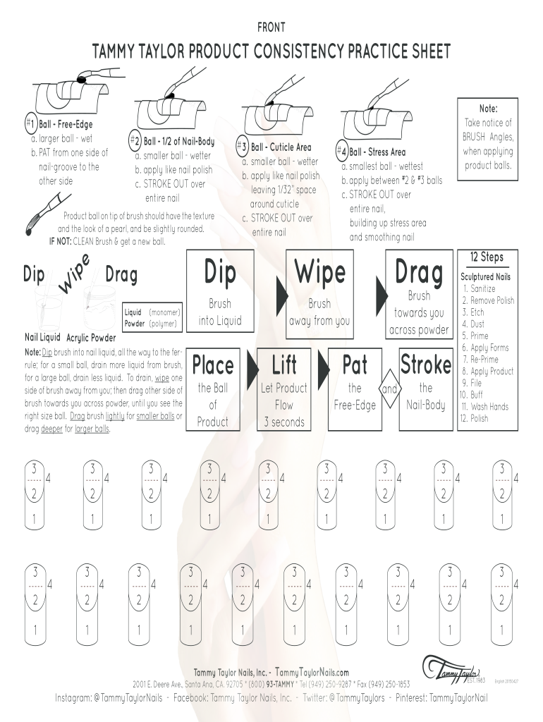 Printable Nail Art Practice Sheet Pdf - Fill Online, Printable pertaining to Free Printable Nail Art Practice Sheet