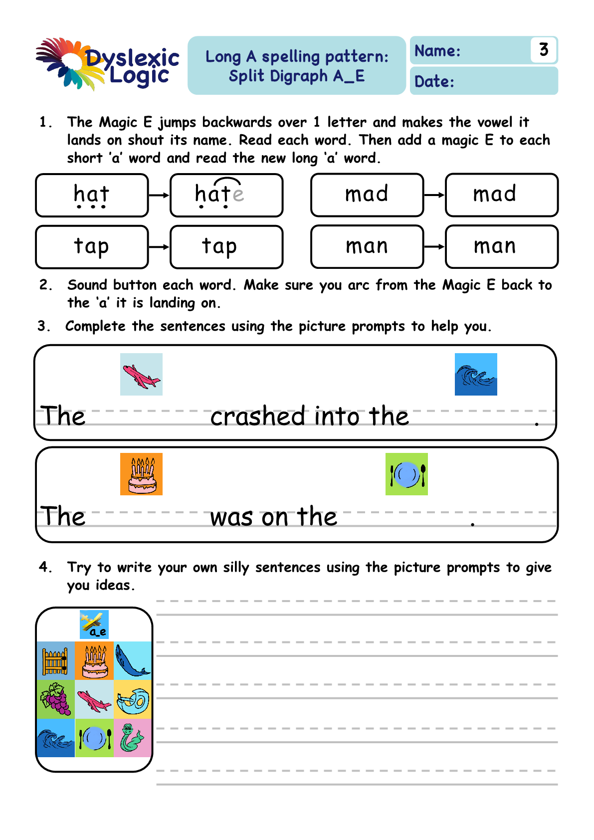 Printable Phonics Support Resources — Dyslexic Logic in Free Printable Dyslexia Games