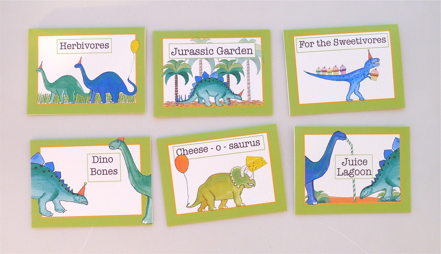 Printable Set Of 6 Food Tents For Dinosaur Themed Party Food within Free Printable Dinosaur Party Food Labels