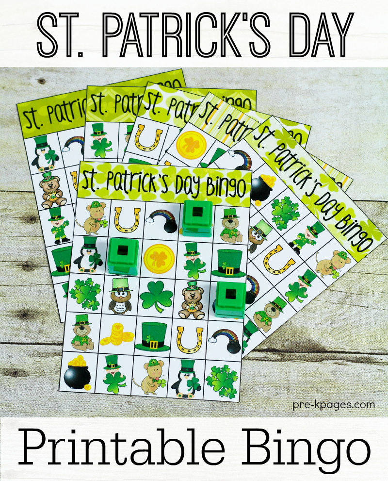 Printable St. Patrick&amp;#039;S Day Bingo for Free Printable St Patrick&amp;amp;#039;s Day Bingo Printable