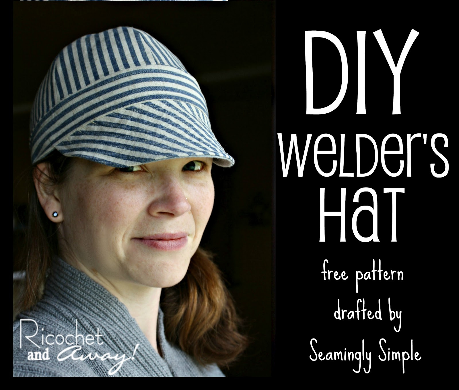 Ricochet And Away!: Welder&amp;#039;S Hat: I Found A Free Pattern! inside Free Printable Welders Cap Pattern