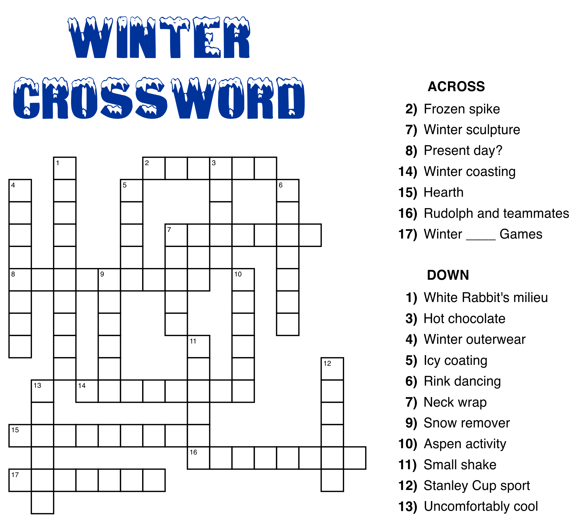 Rose Wood Furniture pertaining to Premier Crossword Frank Longo Printable