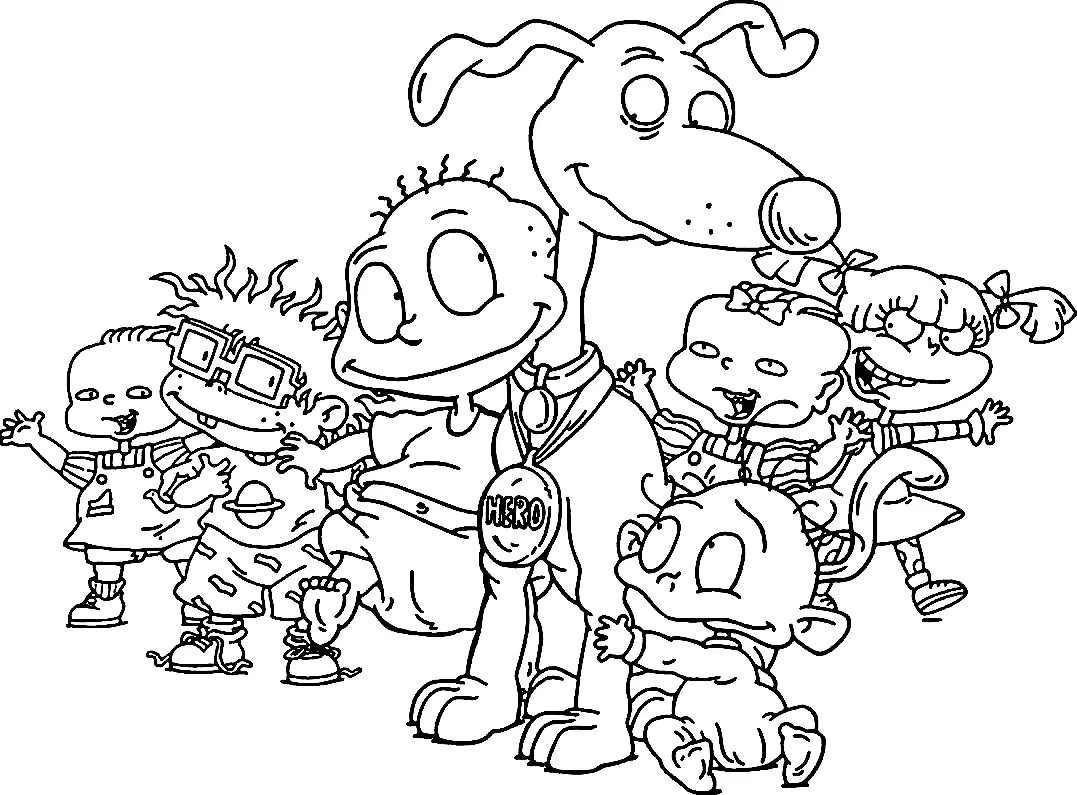 Rugrats Coloring Pages To Print - Free Printable Coloring Pages for Free Printable Rugrats Coloring Pages