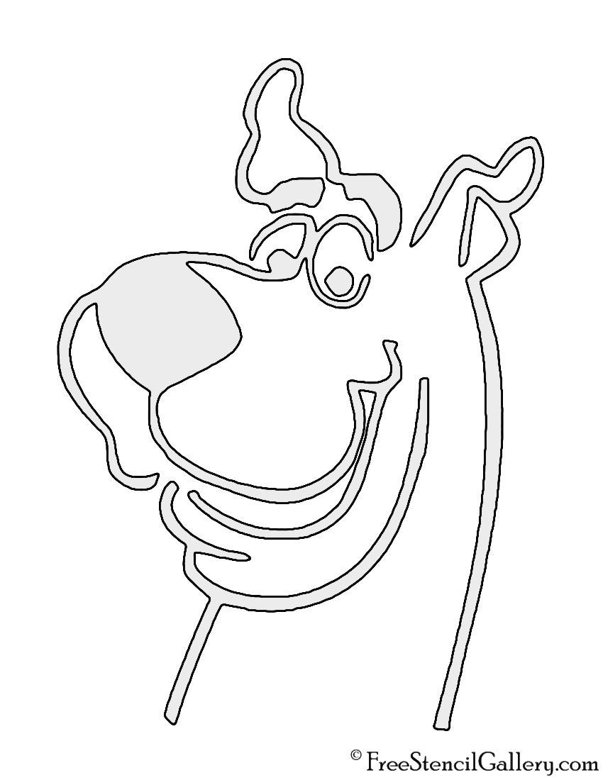 Scooby Doo Pumpkin Stencil with regard to Free Printable Scooby Doo Pumpkin Carving Template