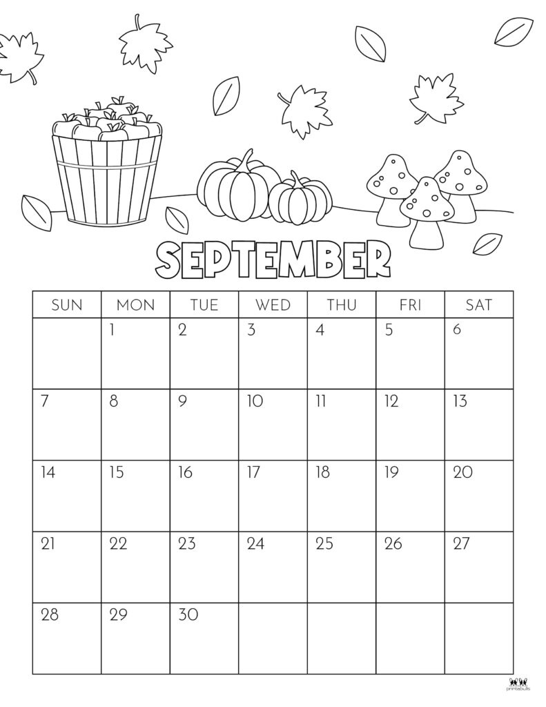 September 2025 Calendars - 107 Free Printables | Printabulls throughout Free Printable September 2025 Calendar