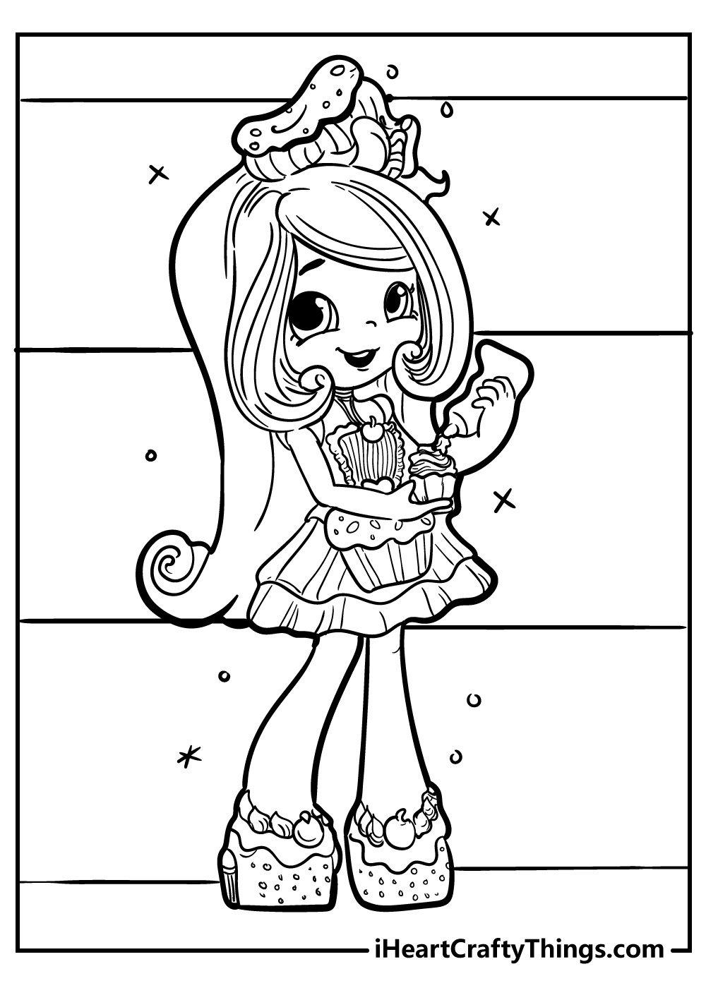 Shopkins Coloring Pages (45 Free Printables) pertaining to Shopkins Free Printable Coloring Pages