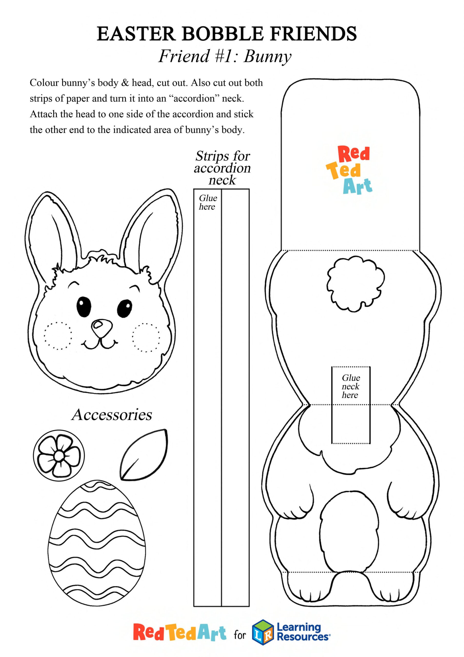 Simple Easter Crafts For Kids | Learning Resources Uk with Easter Craft Free Printable