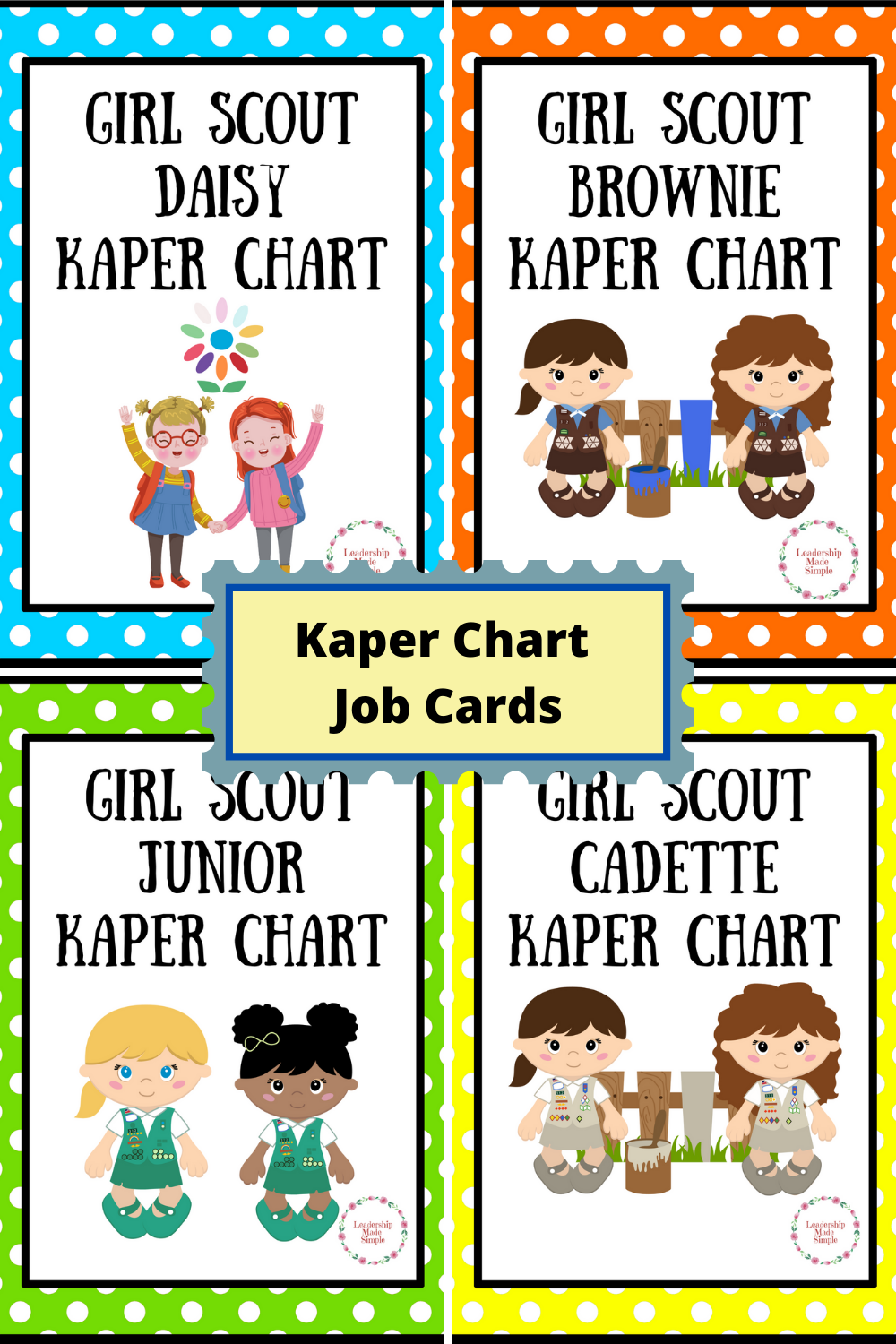 Simple Girl Scout Kaper Charts inside Free Printable Kaper Chart