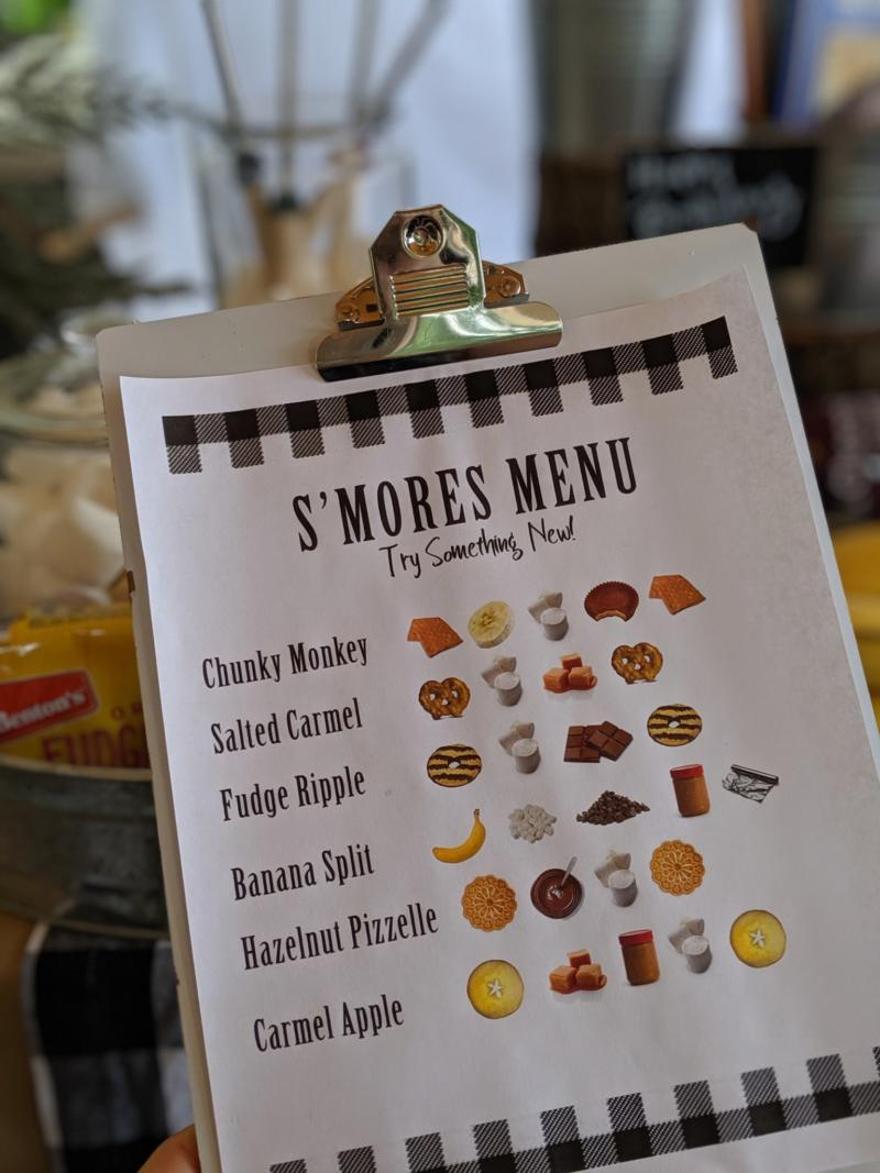 S&amp;#039;Mores Bar With Printable Menu &amp;amp; Healthy S&amp;#039;More Alternatives pertaining to Free Printable Mores Menu