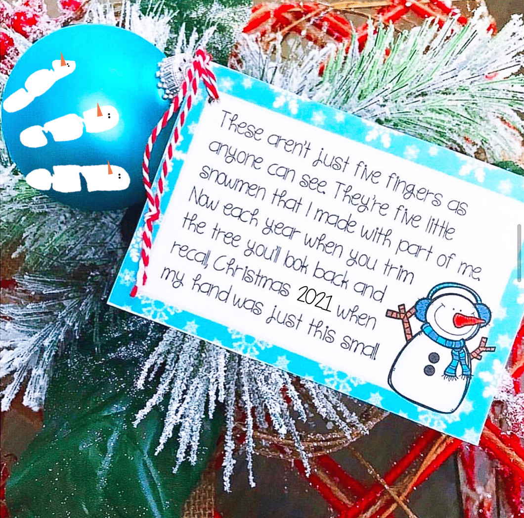 Snow Dough &amp;amp; Ornament Factory | Falling Into First throughout Free Printable Snowman Handprint Ornament Poem