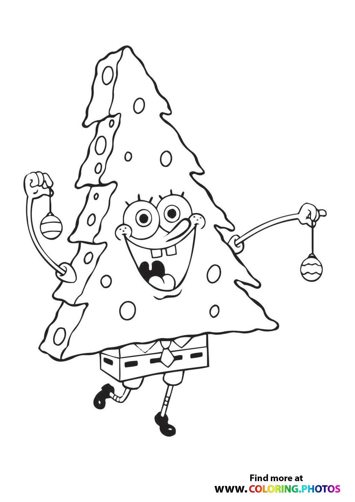 Spongebob Christmas - Coloring Pages For Kids with regard to Free Printable Spongebob Christmas Coloring Pages