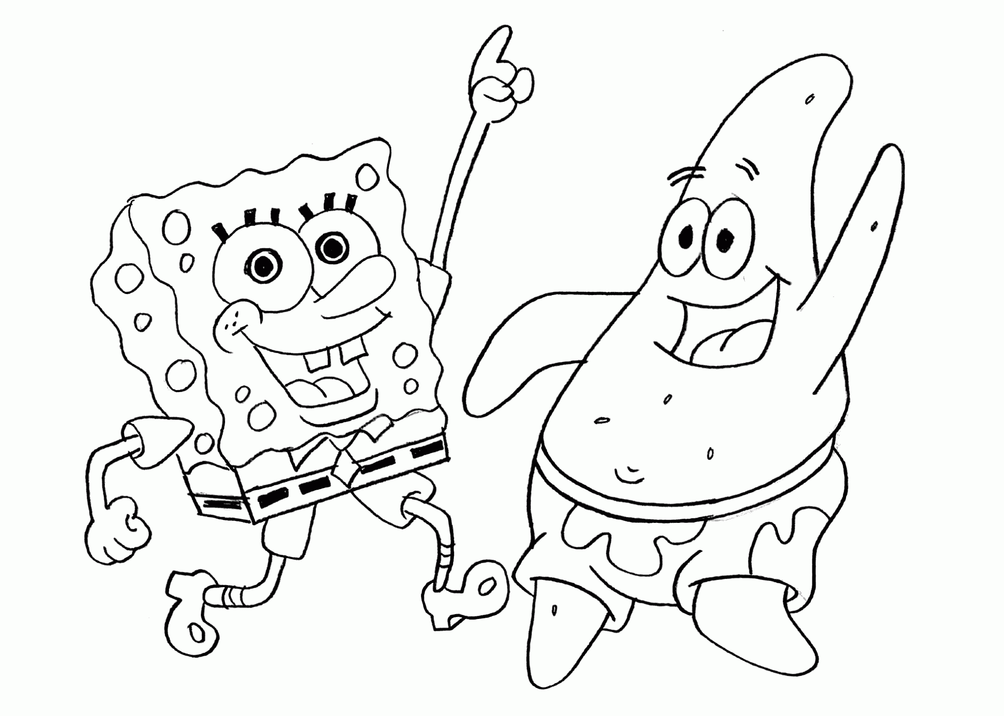 Spongebob Coloring Pages – Printable Coloring Pages. Free pertaining to Free Printable Spongebob Coloring Pages