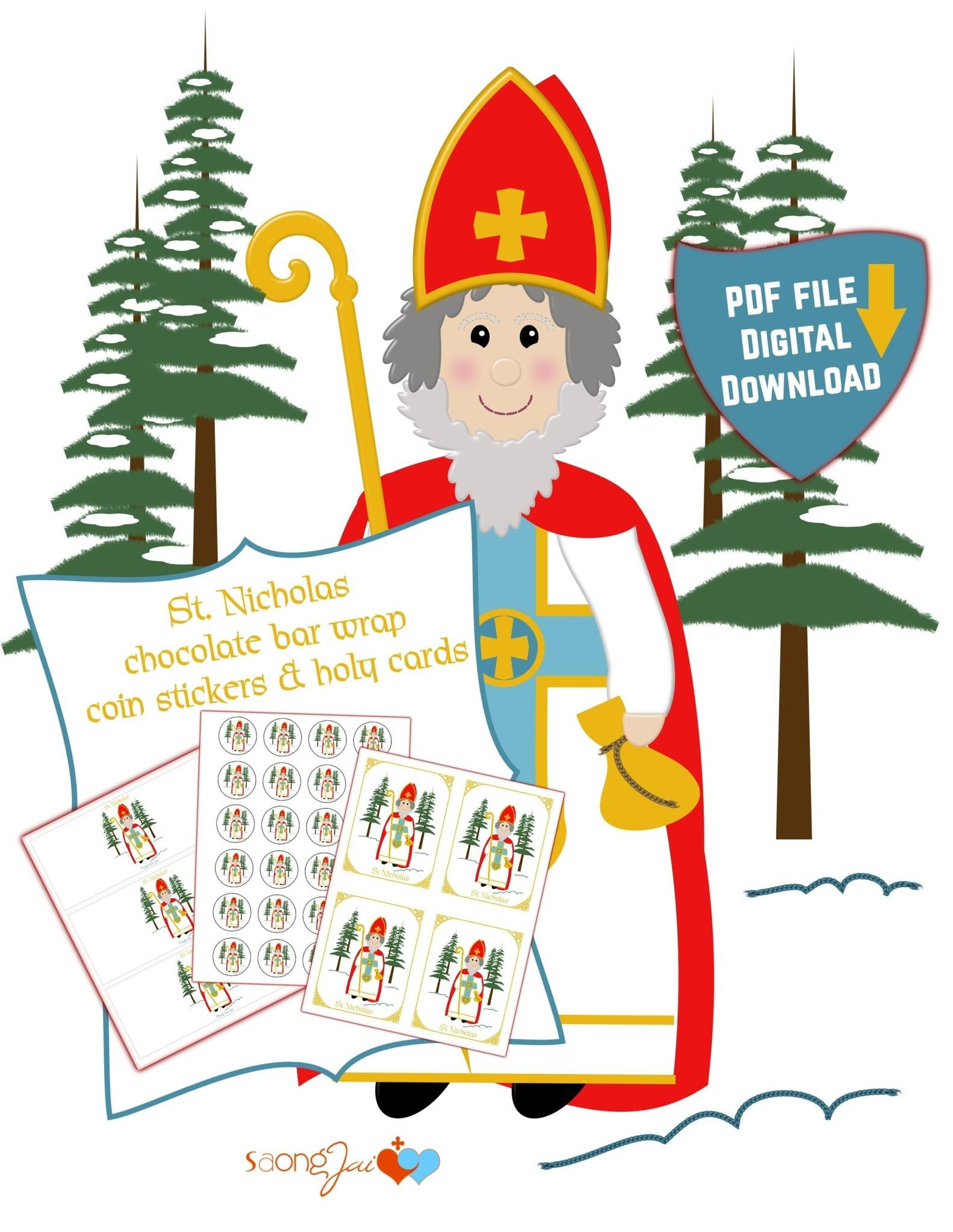 St. Nicholas Printable Pdf with Free St Nicholas Printables