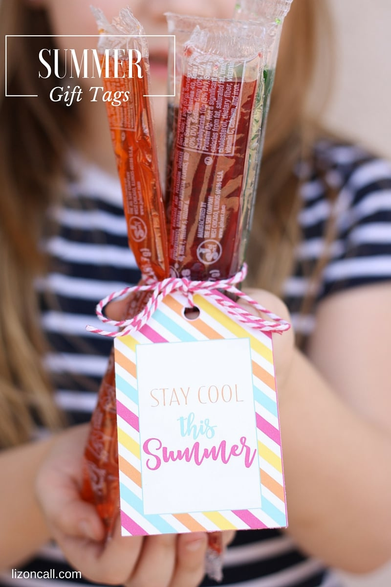 Stay Cool Summer Gift Tags inside Free Printable Summer Tags