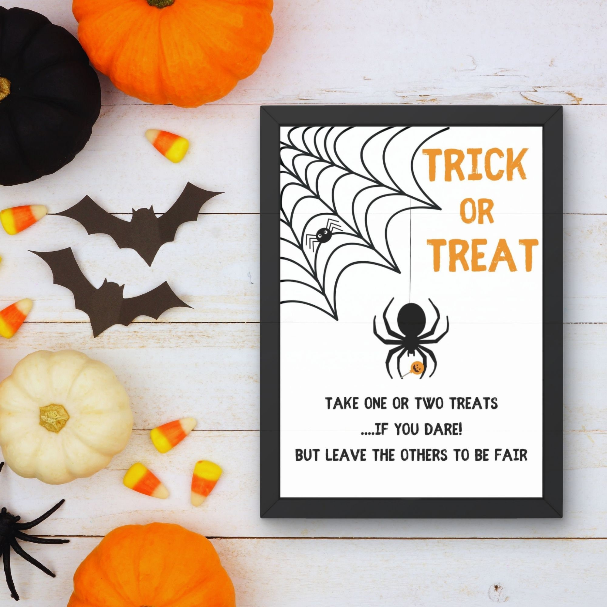 Take One Or Two Treats Halloween Trick Or Treat Sign, Halloween with regard to Free Printable Trick Or Treat Signs