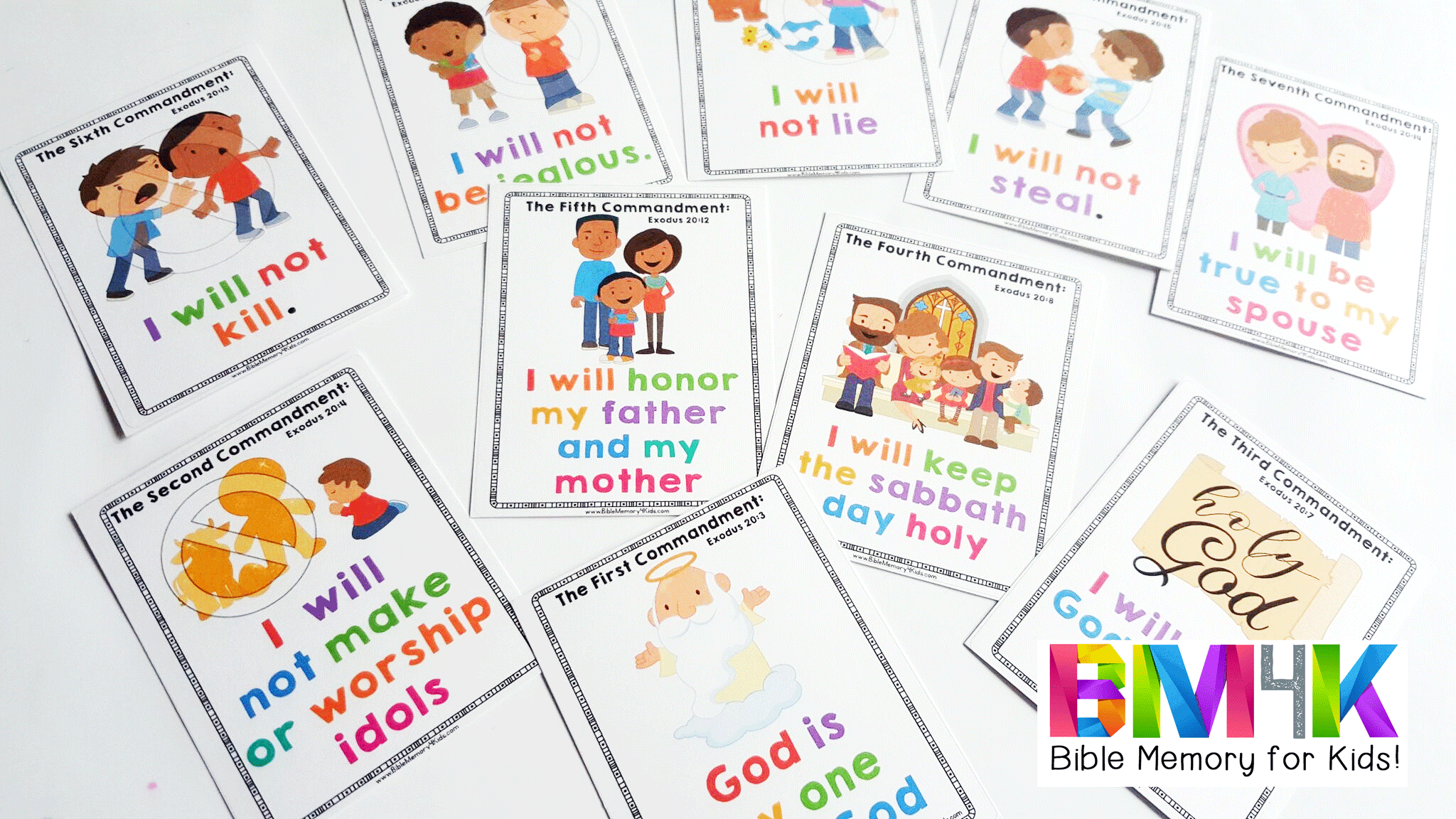 Ten Commandments For Kids for Free Printable 10 Commandments For Preschoolers