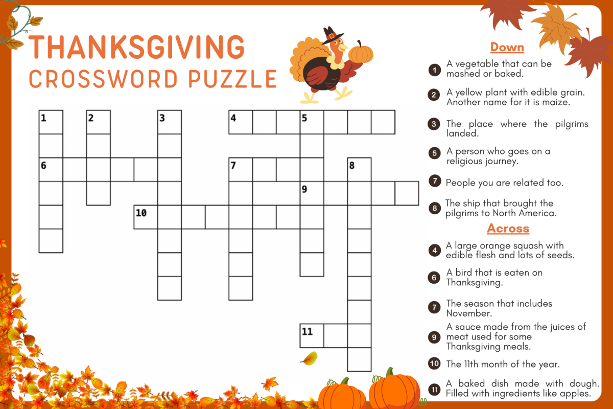 Thanksgiving Crossword Puzzle – Sword &amp;amp; Shield inside Crossword Puzzle Thanksgiving Printable