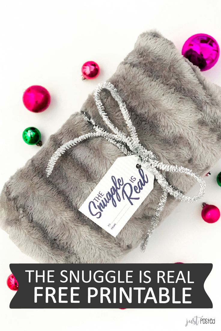 The Snuggle Is Real Free Printable - Great Gift Idea Or Teacher Gift! for The Snuggle Is Real Gift Tag Free Printable