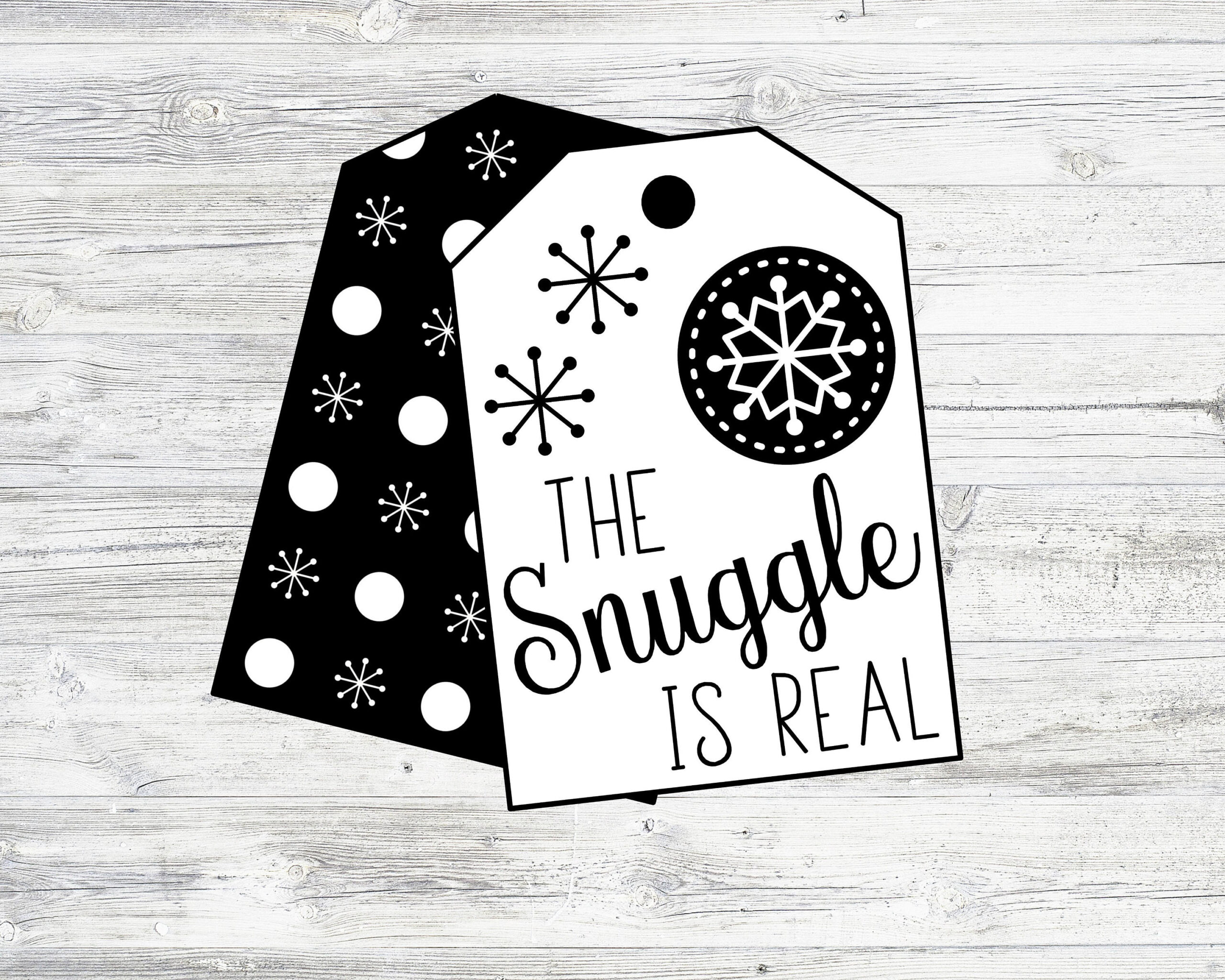 The Snuggle Is Real Holiday Tags. Printable Gift Tags For Blanket inside The Snuggle Is Real Gift Tag Free Printable