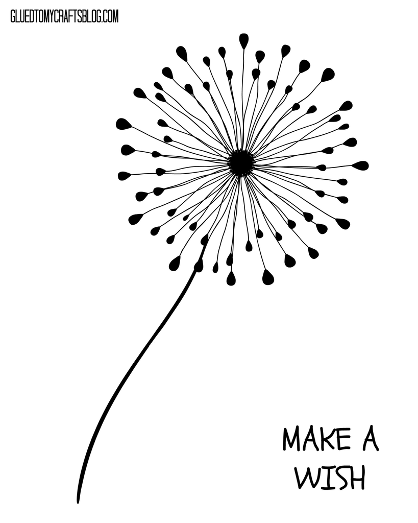 Thumbprint Dandelion Craft pertaining to Printable Free Thumbprint Dandelion Template