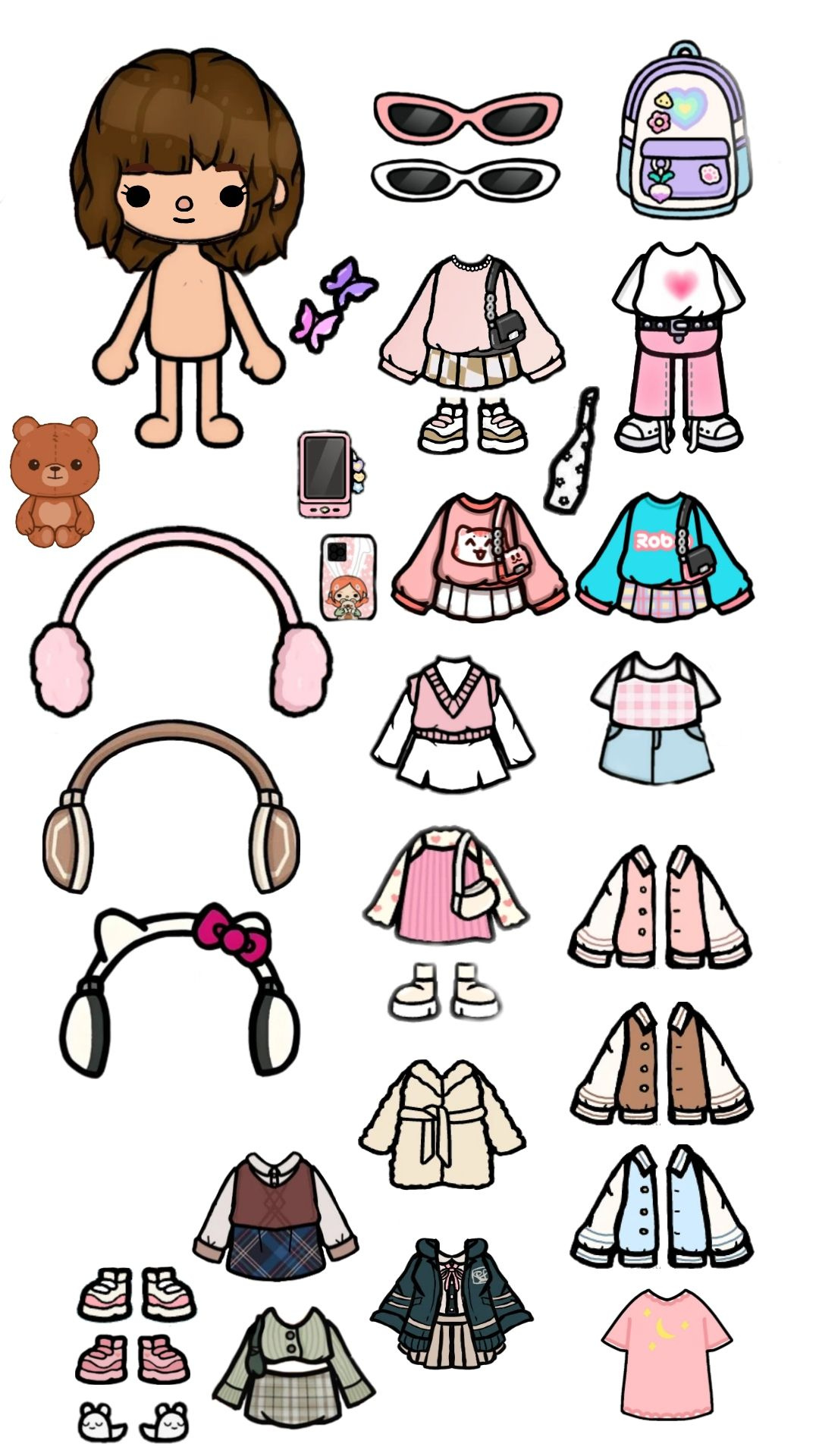 Toca Boca Paper Doll pertaining to Toca Boca Paper Doll Printable Free