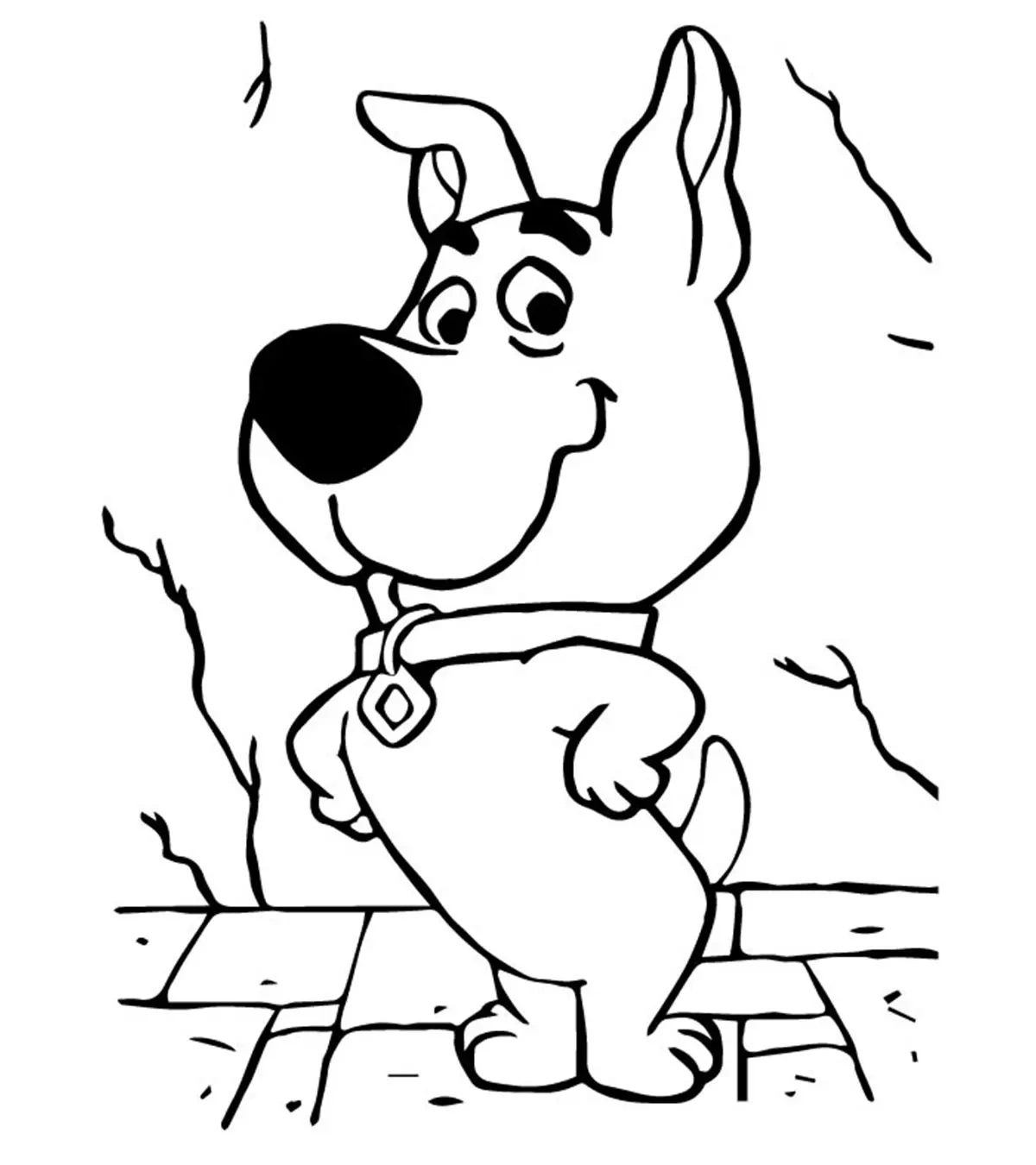 Top 30 Free Printable Scooby Doo Coloring Pages For Kids for Scooby Doo Coloring Pages Free Printable