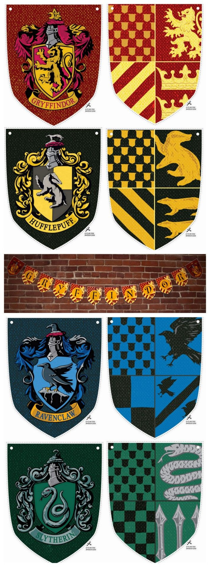 Truebluemeandyou: Halloween &amp;amp; Cosplay Diys inside Hogwarts House Crests Printable Free