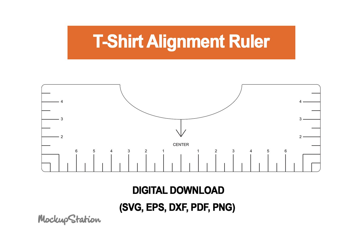 Tshirt Ruler Svg | T-Shirt Alignment Tool Dxf (970172) with Printable T Shirt Ruler Svg Free