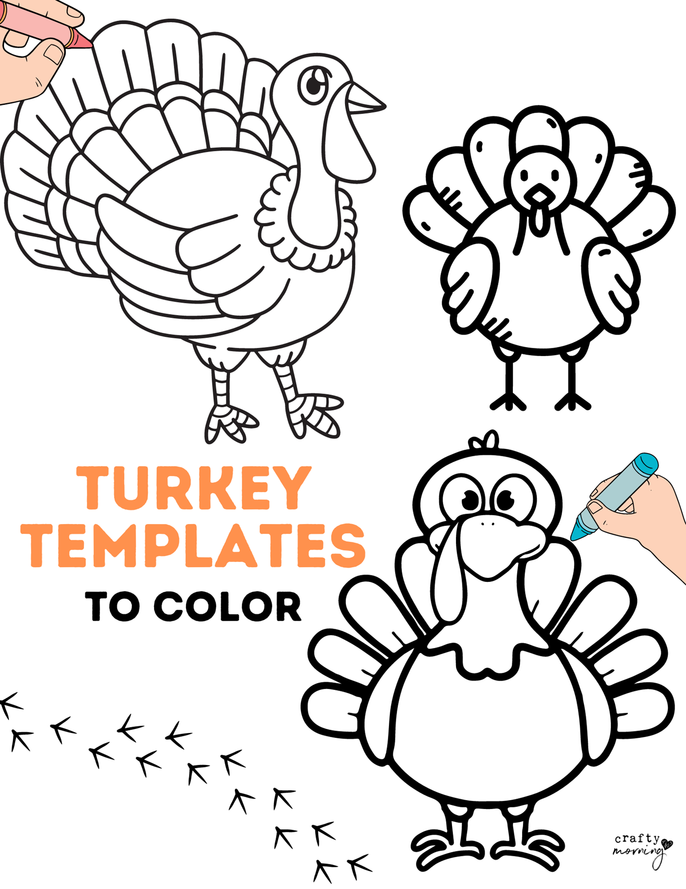 Turkey Template To Color - Crafty Morning with regard to Disguise A Turkey Template Free Printable