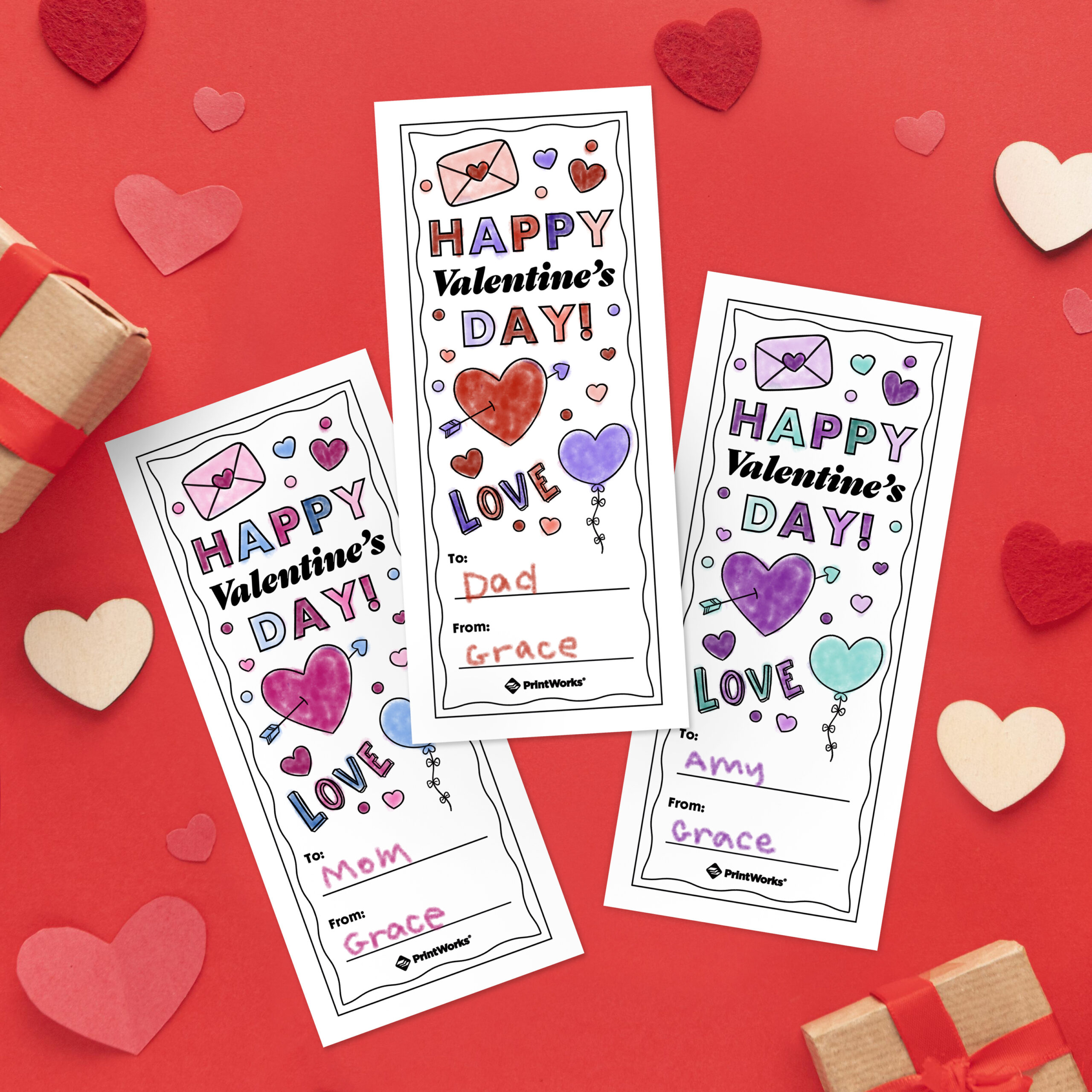 Valentine&amp;#039;S Bookmarks - Free Printable Download in Free Valentine Bookmark Printables