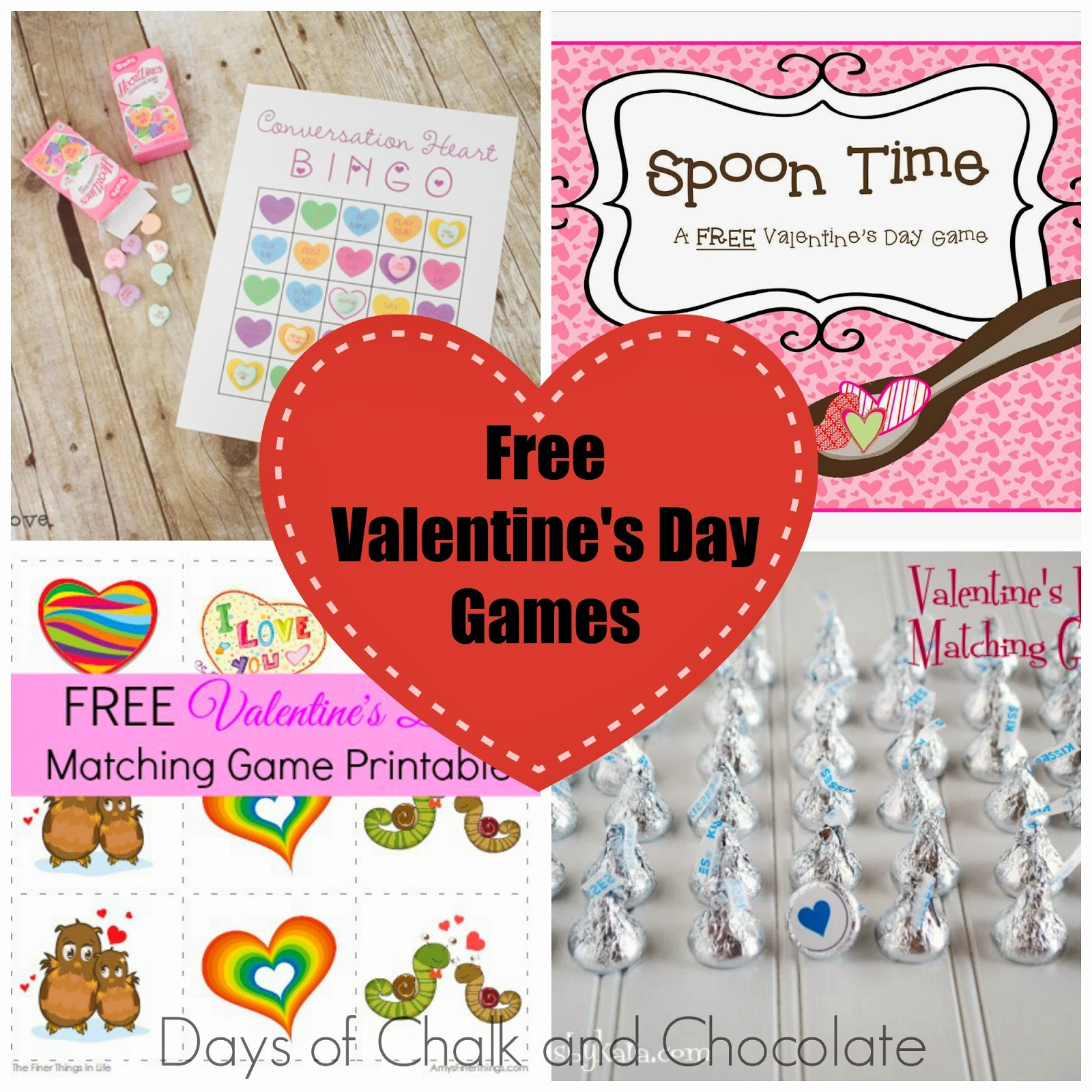 Valentine&amp;#039;S Day Games Free Printables! | Days Of Chalk And Chocolate intended for Free Printable Valentine&amp;#039;S Games