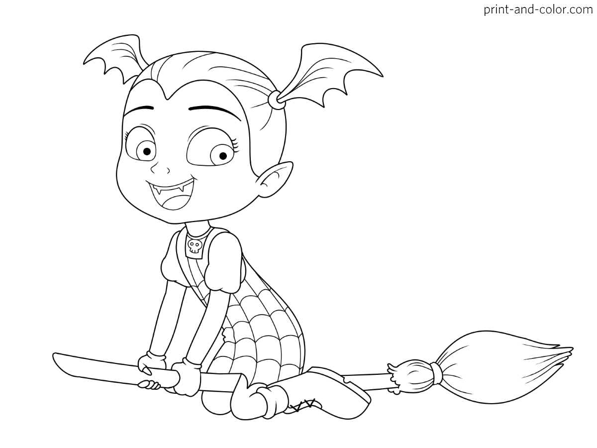 Vampirina Coloring Pages | Print And Color in Vampirina Free Printable Coloring Pages