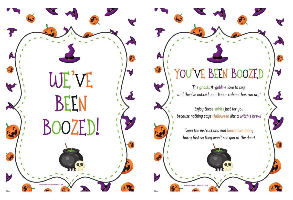 We&amp;#039;Ve Been Boozed! {Free Printable} - Momtrends throughout You Ve Been Boozed Printable Free