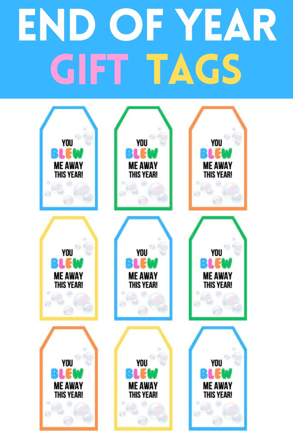 You Blew Me Away Printable Gift Tags - intended for You Blew Me Away This Year Tags Free Printable