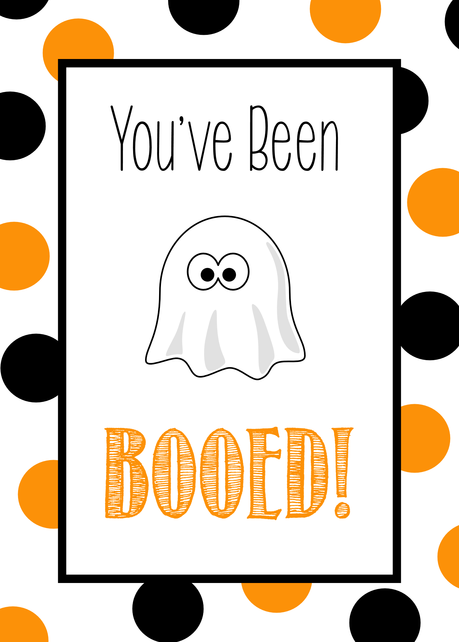 You&amp;#039;Ve Been Booed! Free Printable Tags - Crazy Little Projects for Free You Ve Been Booed Printables